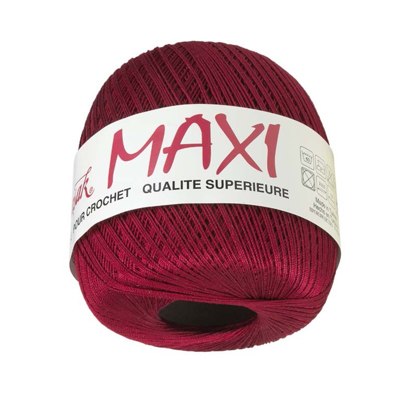 KORDONEK MAXI 9522 BURGUNDOWY
