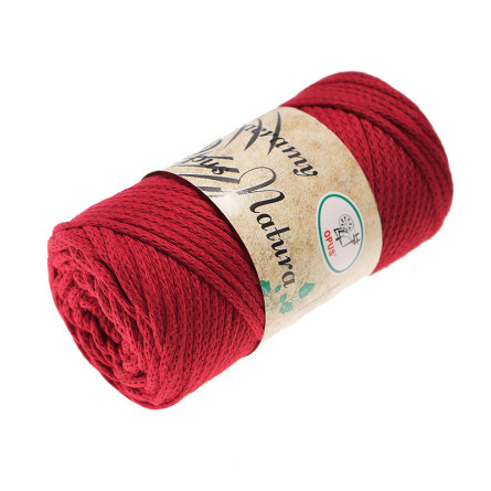 MACRAMA 3MM 160 CZERWONY